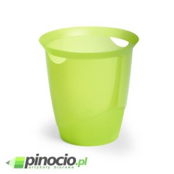 Kosz na śmieci Durable Trend 16l. przezroczysty zielony
