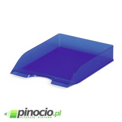 Półka na dokumenty Durable Basic A4/63 mm przezroczysta niebieska