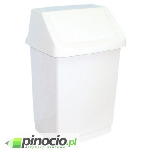 Kosz na śmieci Merida z uchylną pokrywą 50l biały B8D