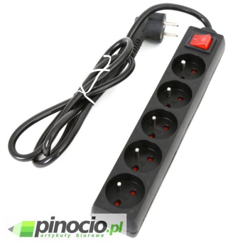 Listwa przeciwprzepięciowa 5m 5 gniazd