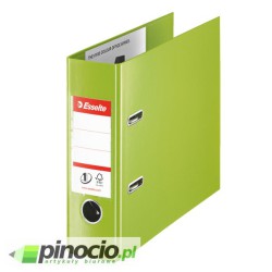 Segregator bankowy Esselte No.1 Vivida A5/75mm do 500 kartek zielony 468960