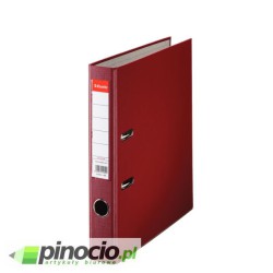 Segregator Esselte A4/50mm ekonomiczny bordowy 81173