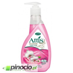 Mydło w płynie z dozownikiem Attis Gold Drop 400ml Orchidea Mydło w płynie z dozownikiem Attis Gold Drop 400ml Orchidea