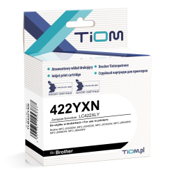 Tusz Tiom do Brother 422YXN | LC422XLY | 1500 str. | 19ml | yellow Tusz Tiom do Brother 422YXN | LC422XLY | 1500 str. | 19ml | yellow