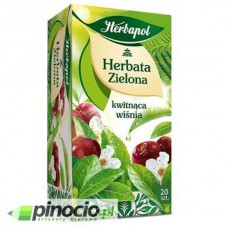 Herbata zielona Herbapol kwitnąca wiśnia 20 szt.