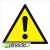 Ogólny znak ostrzegawczy 10.5x10.5 sztywna płyta PCV 7243974620