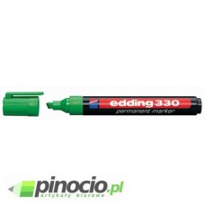 Marker permanentny EDDING 330 ścięty zielony