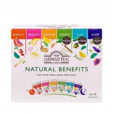 Herbata Ahmad Tea Natural Benefits 6x10 kopert