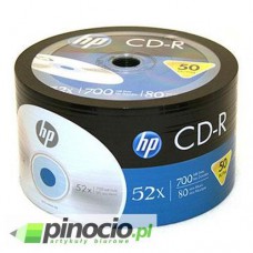 Płyta CD-R jednokrotnego zapisu 700MB HP cake 50 szt.