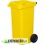 Kosz do segregacji odpadów 120l. żółty