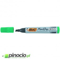 Marker permanentny Bic NB2300 ścięty zielony