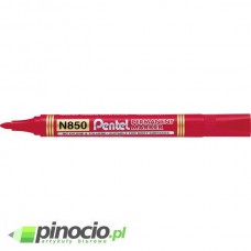 Marker permanentny Pentel N850 okrągły czerwony