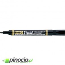 Marker permanentny Pentel N860 ścięty czarny