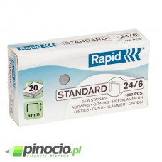 Zszywki Rapid Standard 24/6 1000 szt.24855600